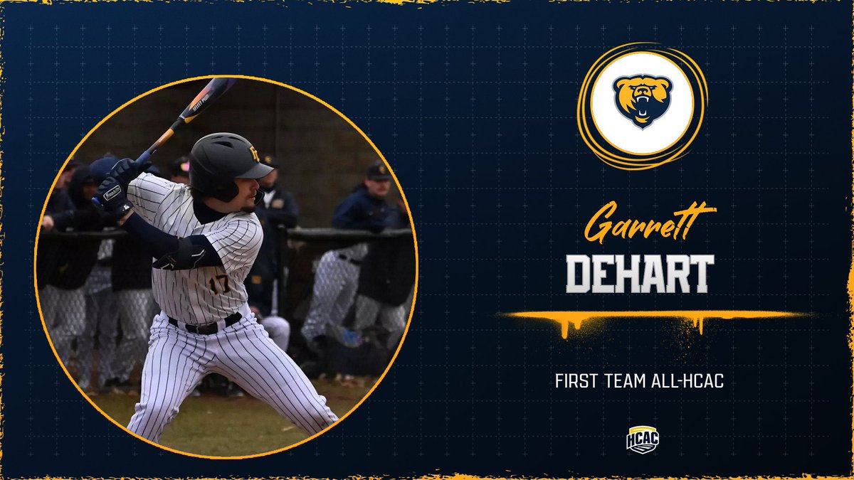 Coach Marshall (@fcgrizbaseball) on Twitter photo Huge s/o to Garrett DeHart-1st team All-HCAC selection! <a href="/FCGrizAthletics/">Franklin Grizzlies</a> <a href="/FranklinCollege/">Franklin College</a> #TEAMGRIZ Huge s/o to Garrett DeHart-1st team All-HCAC selection! <a href="/FCGrizAthletics/">Franklin Grizzlies</a> <a href="/FranklinCollege/">Franklin College</a> #TEAMGRIZ