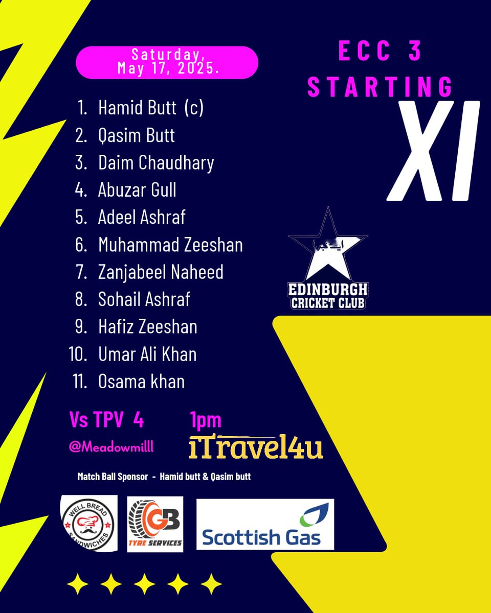 EDINBURGH CC tweet media