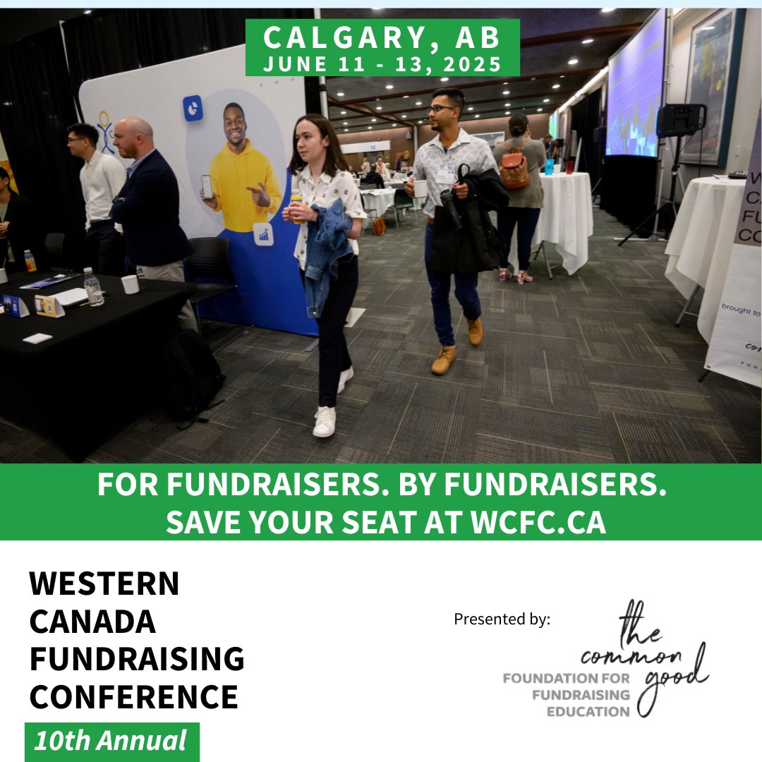 Use code FLASH125 by Saturday, May 17 at midnight to save $125 on #WCFC25

This year’s lineup is next-level: Dr. Cindy Blackstock. Floyd Jones. Ben Mohler, ACFRE. Sam Laprade, CFRE.
Plus 32 more incredible speakers.

🎟️ Register today at wcfc.ca!