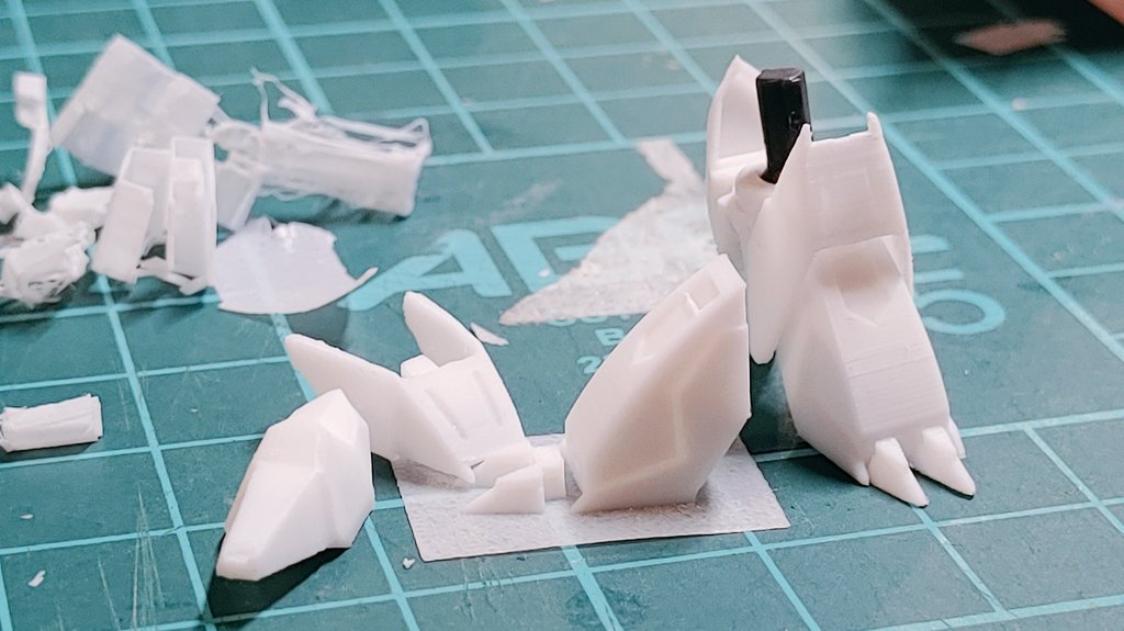 EGG_Modeling's tweet photo. #みんなのMSEカスタマイズ祭り
#モビルスーツアンサンブル 

New high heels for barbatos!

Maybe they are a bit larger than imagined, but since they fit well enough, I will keep them for now.
Because it is 3D printed I can always reprint them smaller next time! https://t.co/ohriChXSq1