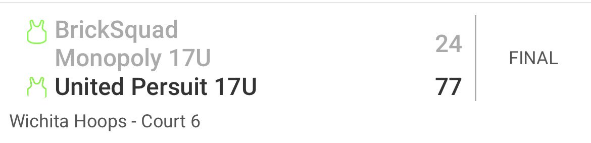 United Persuit (@persuitunited) on Twitter photo United Persuits 17u Puma , Wins their 3rd Straight Game this session Vs Bricksquad Monopoly 77-24 !
They are now 3-0 in the <a href="/PRO16League/">PRO16/NXTPRO League</a> In Wichita,KS
Leading the Way <a href="/Muldrow_Jaylin/">Jaylin Muldrow</a> with 16pts , <a href="/JordanMcCoy2026/">Jordan McCoy</a> with 14, and <a href="/drewwilson_5/">Drew “Magic” Wilson</a> & <a href="/TJTerrentine3/">TJ Terrentine</a> with 10 ! United Persuits 17u Puma , Wins their 3rd Straight Game this session Vs Bricksquad Monopoly 77-24 !
They are now 3-0 in the <a href="/PRO16League/">PRO16/NXTPRO League</a> In Wichita,KS
Leading the Way <a href="/Muldrow_Jaylin/">Jaylin Muldrow</a> with 16pts , <a href="/JordanMcCoy2026/">Jordan McCoy</a> with 14, and <a href="/drewwilson_5/">Drew “Magic” Wilson</a> & <a href="/TJTerrentine3/">TJ Terrentine</a> with 10 !