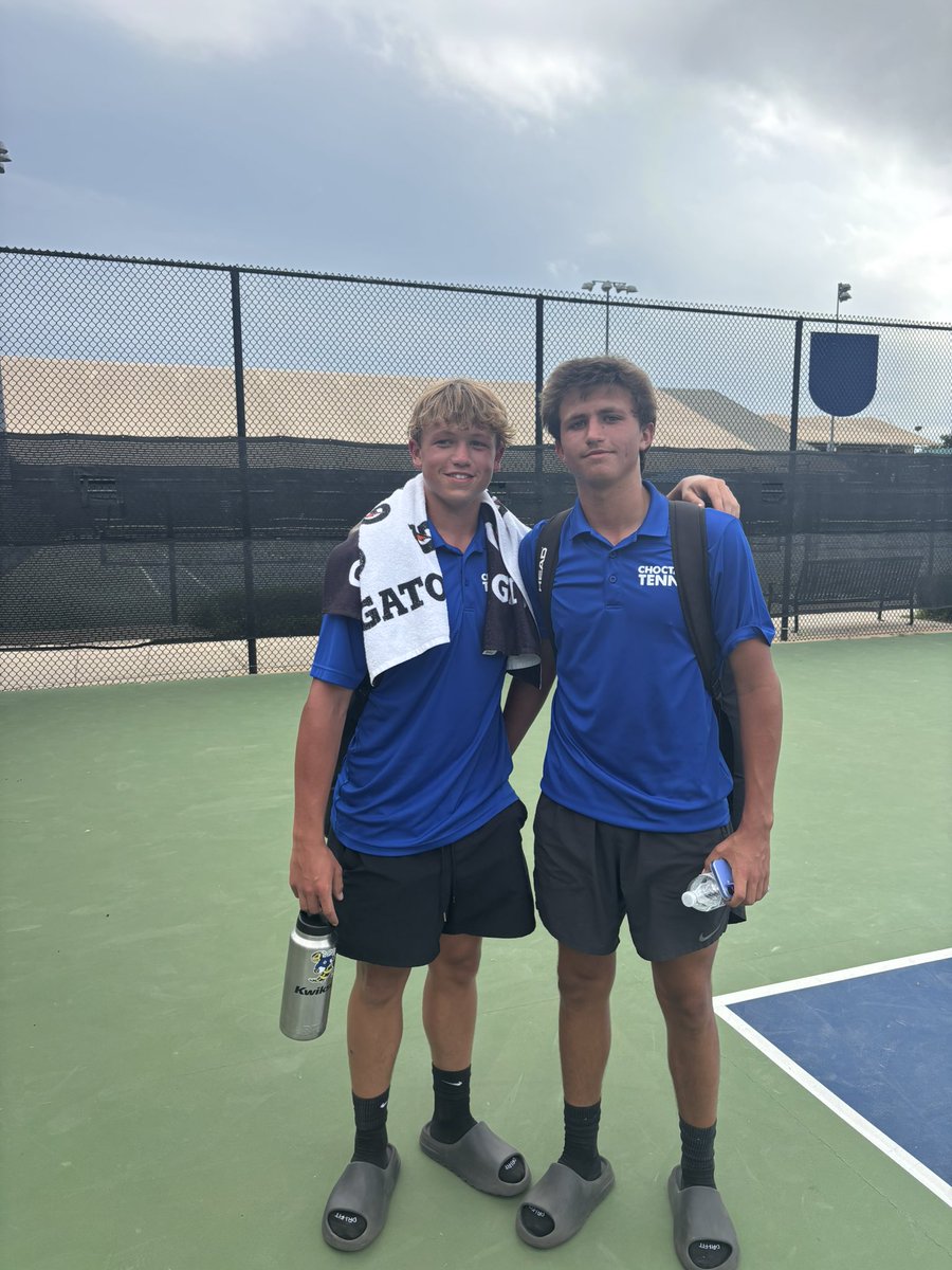 Austin and Brennan Hollenbeck
#2 Doubles Seventh Place 
Class 6A OSSAA State Tennis Championships