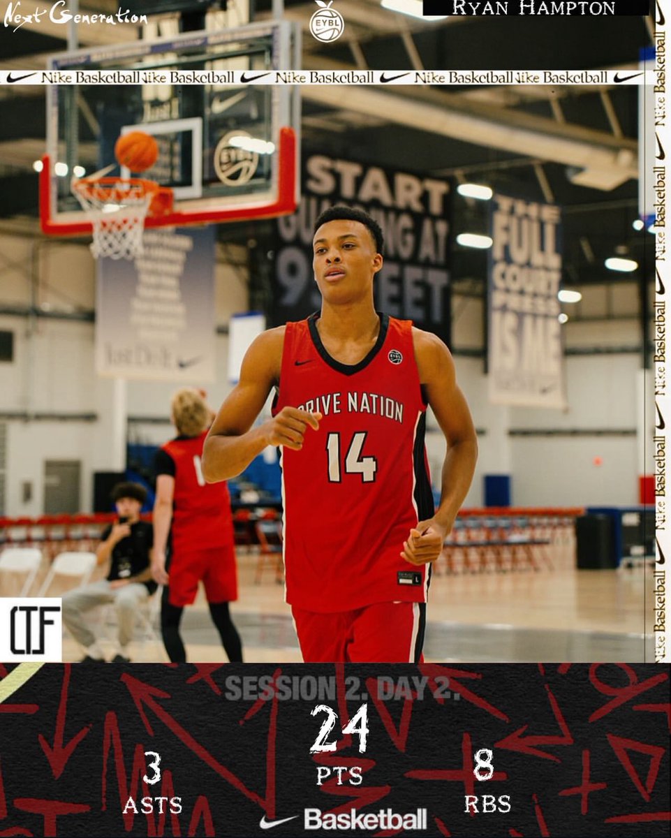 BleedBlueCasey's tweet photo. NEW: Ryan Hampton (#2/247) just dropped 24 points, 8 rebounds, and 3 assists in front of Alvin Brooks III at EYBL Session 2 in Memphis. 

Kentucky is prioritizing the #1 SF in the class of 2027 early. https://t.co/kb7mOFbxjb