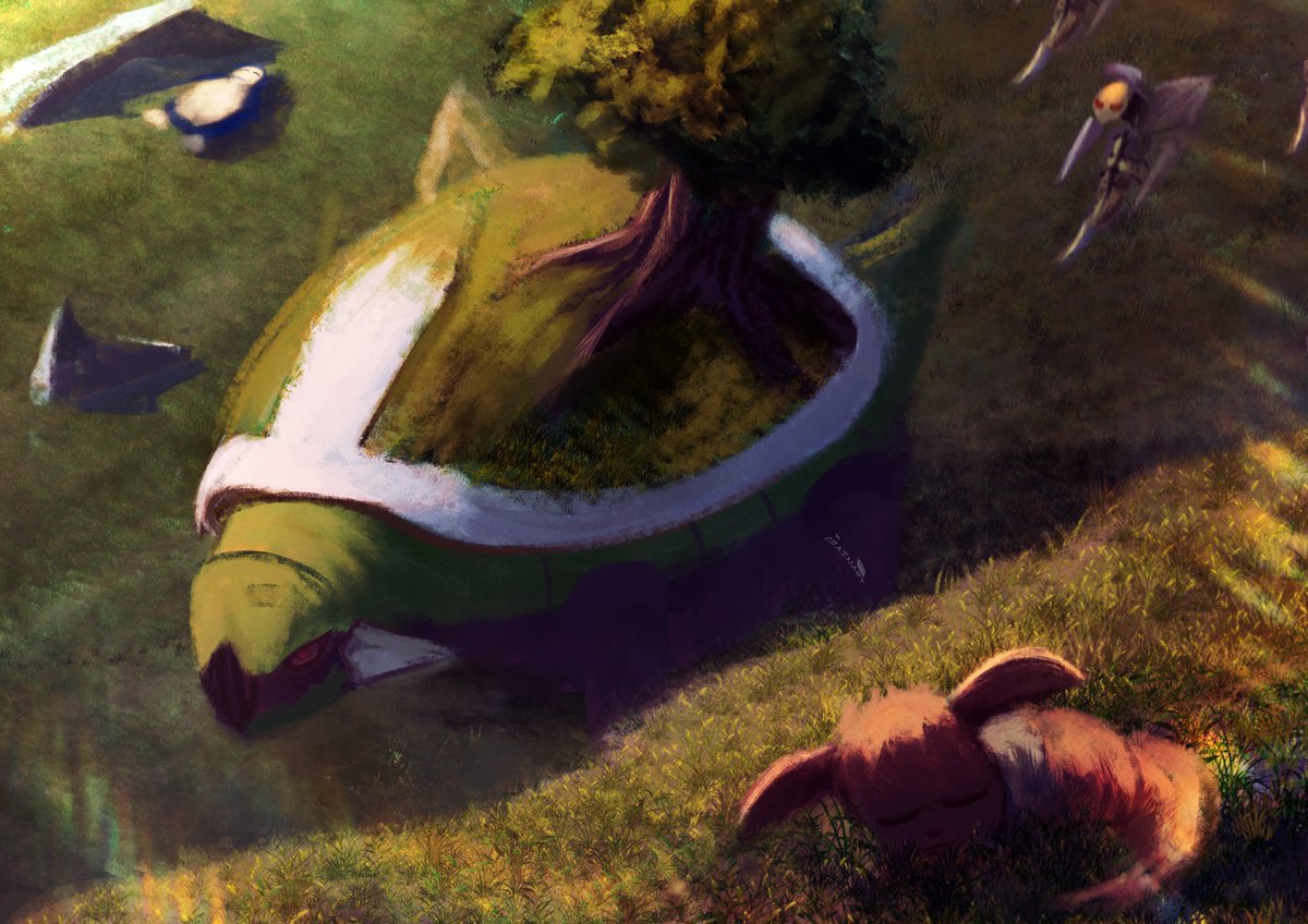 Crain1Art's tweet photo. A peaceful atmosphere this time https://t.co/3jVwkQXS8i