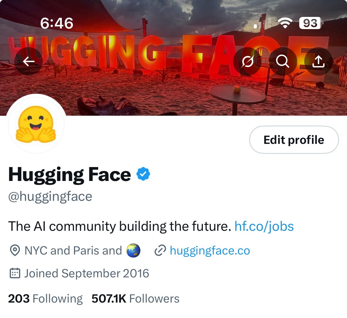 Hugging Face Reaches 500,000 Followers on X Platform