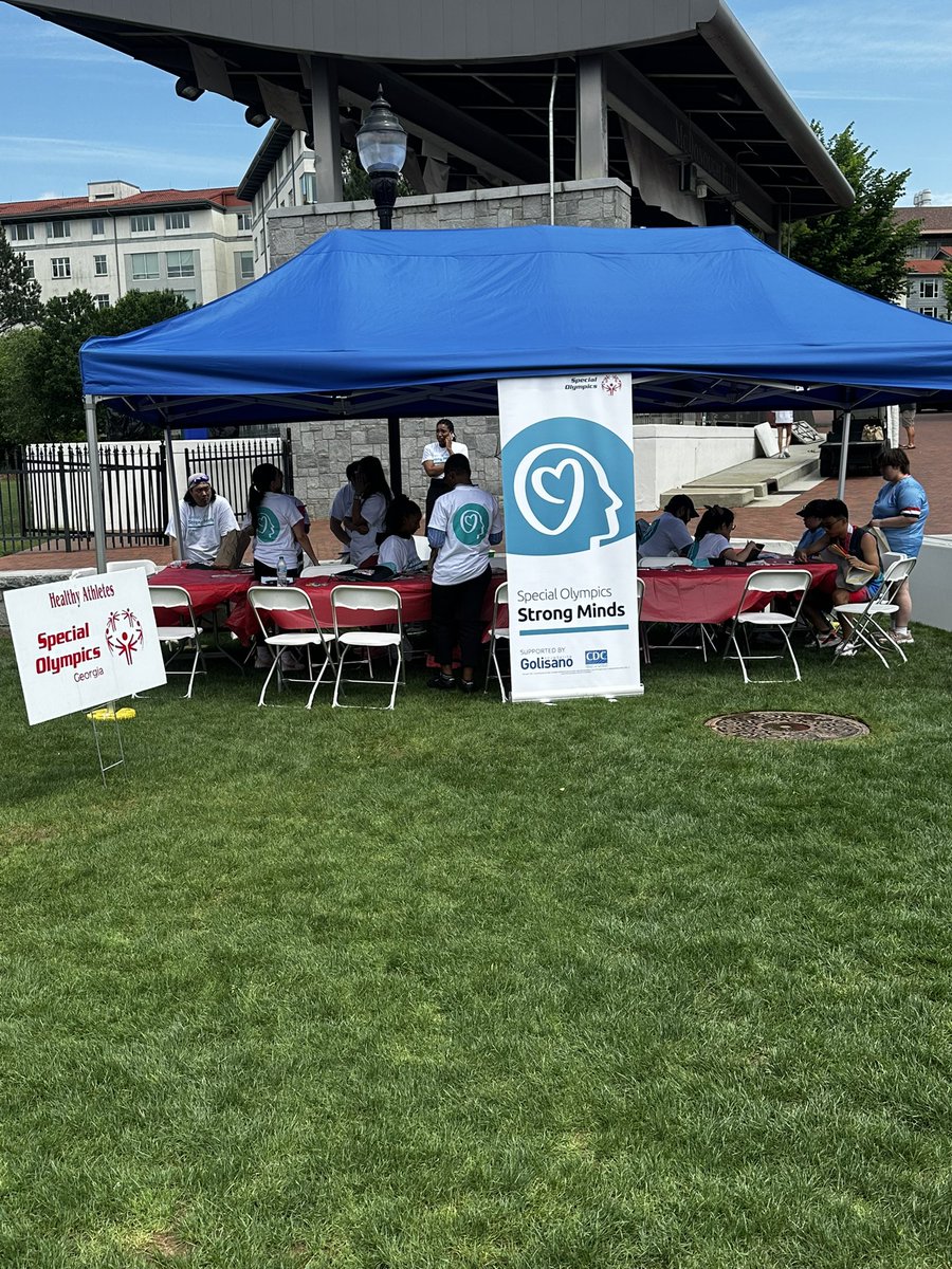 SOGAchampions's tweet photo. Special Olympics Healthy Athletes, providing free health screenings and educational resources to athletes in a friendly, enjoyable setting! Thank you to all of our clinical volunteers who assisted! #HealthyAthletes #StateSummerGames #SOGASummerGames #ChooseToInclude https://t.co/vDOUfzsQJ2