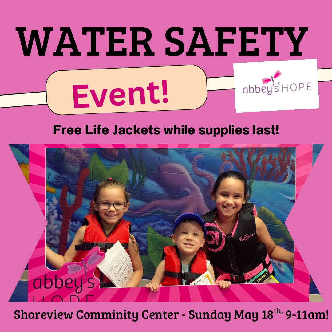 See you tomorrow in Shoreview!!!  Rain or shine we will be there ☔️ ☀️ 🛟   If it is nice out we will be in the park pavilion, if the weather doesn’t cooperate we will be inside!