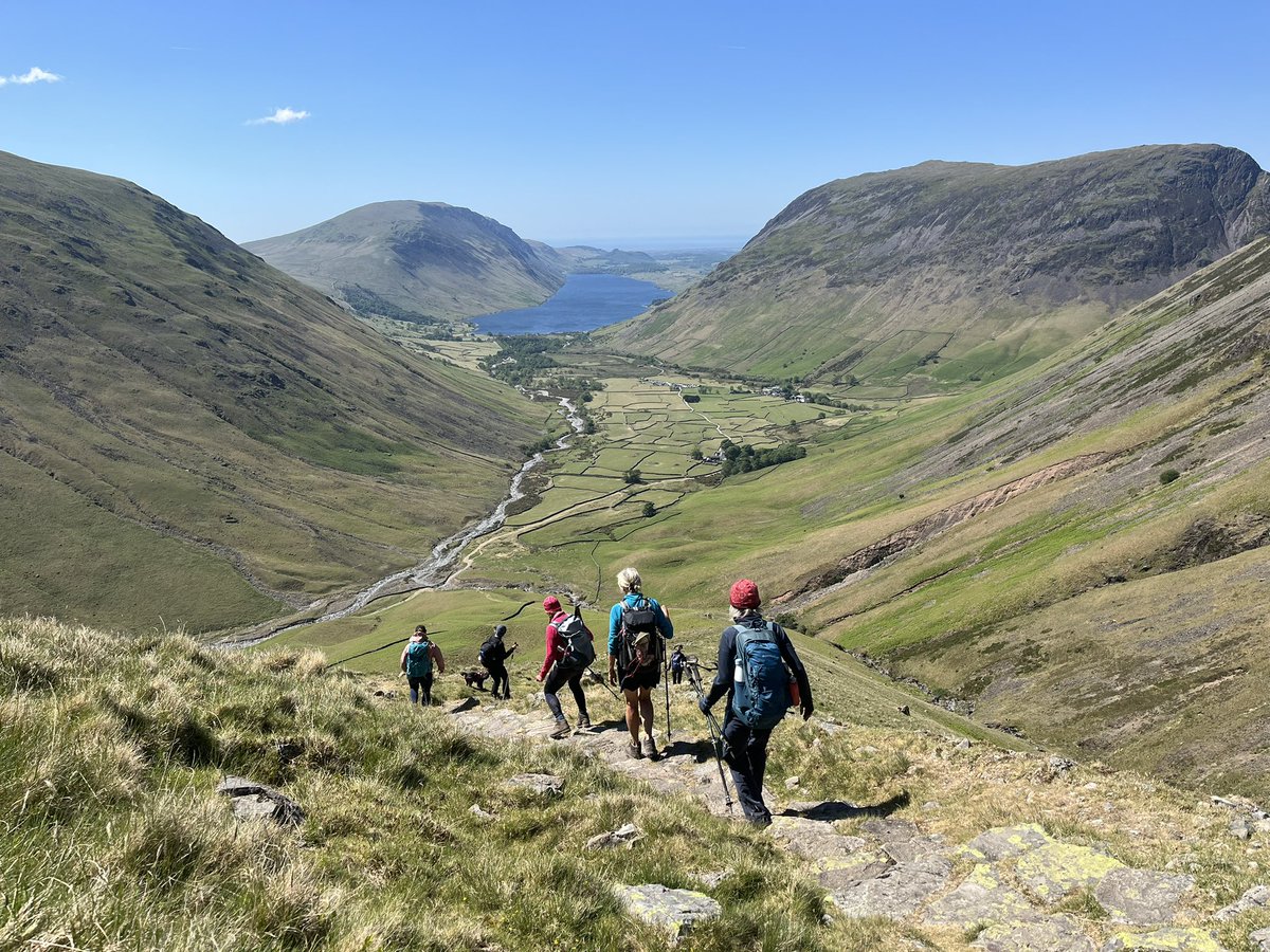 Day 7 (Saturday) of our final Walking the Wainwrights week - the Western Fells. Today’s walk took us up Kirk Fell via Gavel Neese &amp; Beck Head. 

Tomorrow 6 people will complete all 214 Wainwrights with a hike up Lingmell &amp; Scafell Pike.