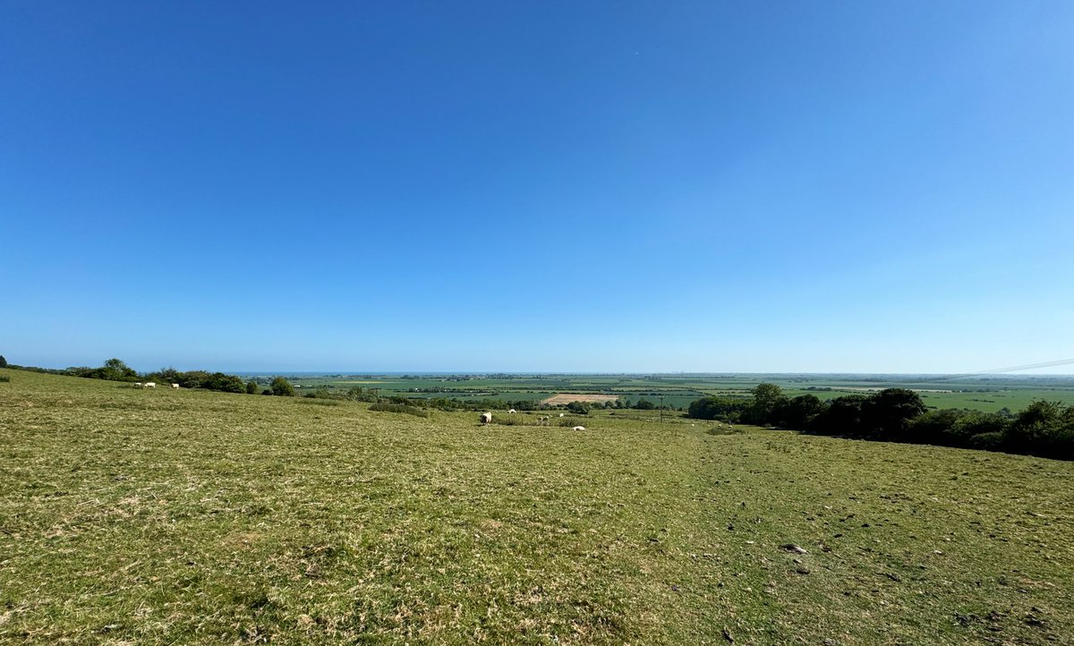 APCAFC's tweet photo. Once I headed back inland though, things started getting tricky for the rest of the day.

Signage wasn’t great. Some paths were overgrown, and there were dozens of gates needing untying and tied back up again.

#GoingAroundtheUKCoastAgain 
Day 140
SIDE PROJECT 
#SaxonShoreWay https://t.co/bunPs6rnk1