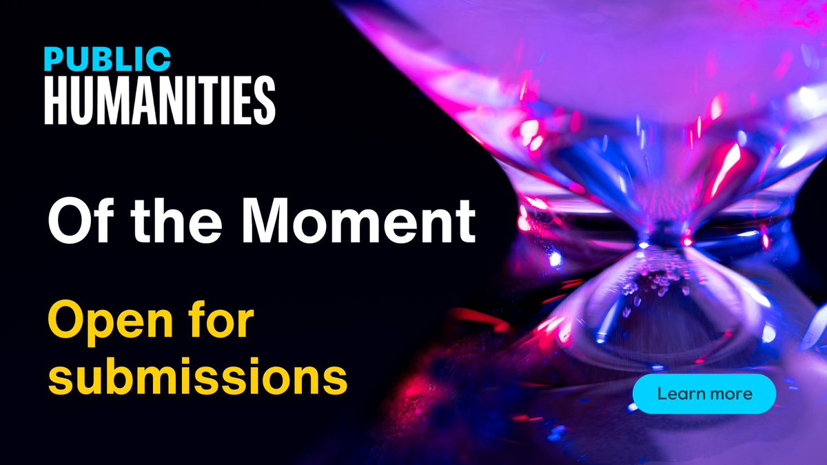 Cambridge University Press - History (@cambup_history) on Twitter photo #Callforpapers 📣 #PublicHumanities invites submissions for its Of the Moment section, which addresses emerging and ongoing issues and topics, with #humanities expertise. Find out more here ➡️ cup.org/3WHjexY
Editors-in-Chief <a href="/zoebulaitis/">Zoe Hope Bulaitis / @zoebulaitis.bsky.social</a> <a href="/DrJeffreyWilson/">Jeffrey R. Wilson</a> #Callforpapers 📣 #PublicHumanities invites submissions for its Of the Moment section, which addresses emerging and ongoing issues and topics, with #humanities expertise. Find out more here ➡️ cup.org/3WHjexY
Editors-in-Chief <a href="/zoebulaitis/">Zoe Hope Bulaitis / @zoebulaitis.bsky.social</a> <a href="/DrJeffreyWilson/">Jeffrey R. Wilson</a>