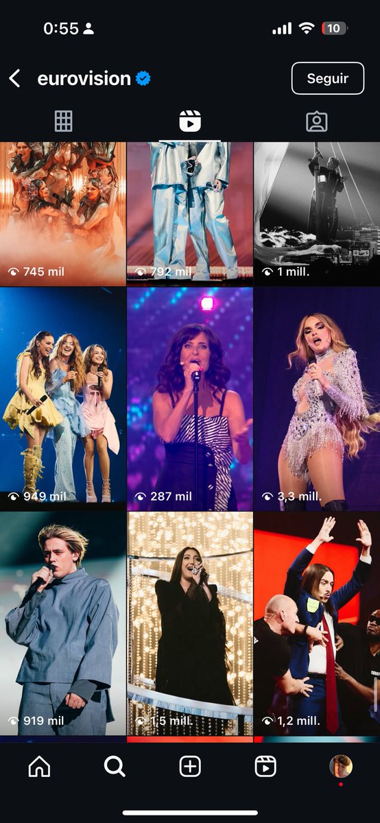 #EurovisiónRTVE QUE MELODY SEA LA QUE MÁS VISITAS TIENE Y SOLO TENGA 10 PUNTOS DE TELEVOTO QUE ES ???????