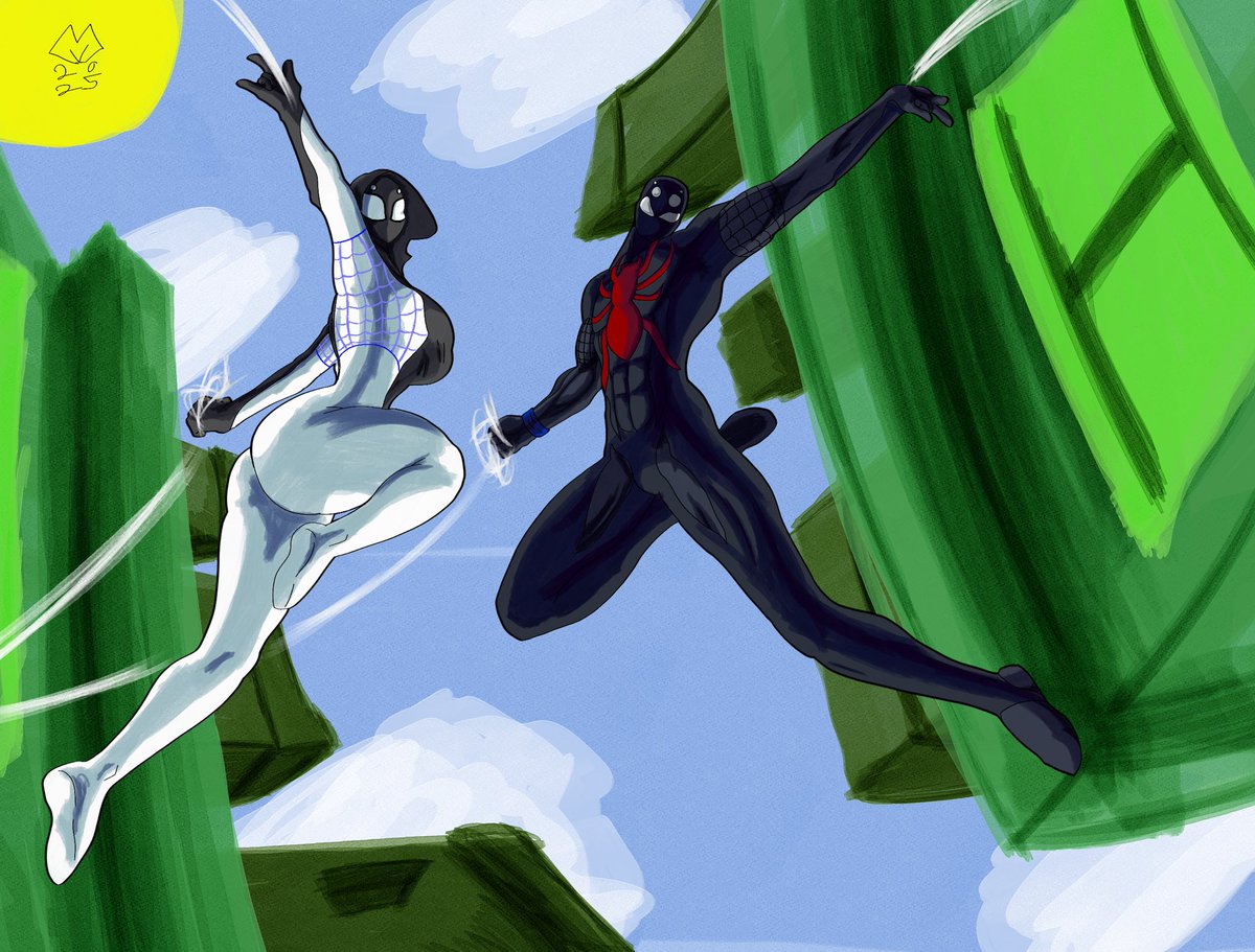 BucketMatteo's tweet photo. Fan art of my boi @FizzyArtCola spider heroes! https://t.co/f8f3HKzcGd