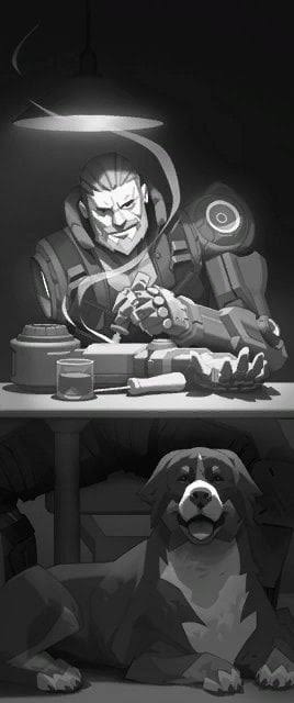 valolorefacts's tweet image. Neon and Breach have pet dogs, Fade and Omen have pet cats, and Viper has a pet snake.