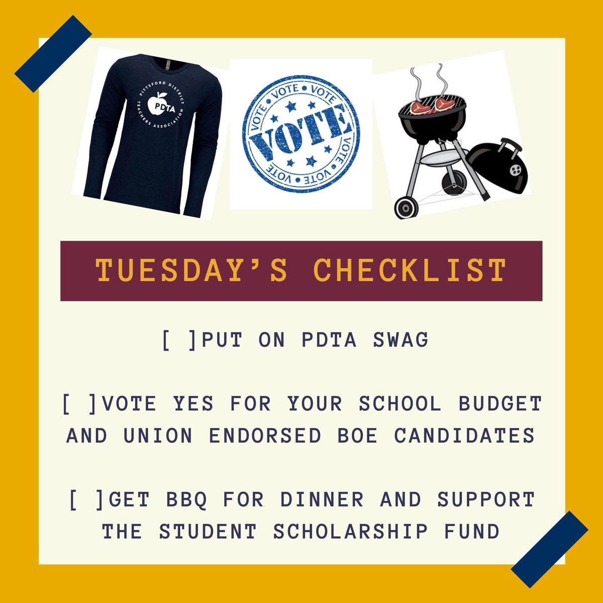 Tuesday is a solidarity wear day! 💙🤍
#pdtaproud