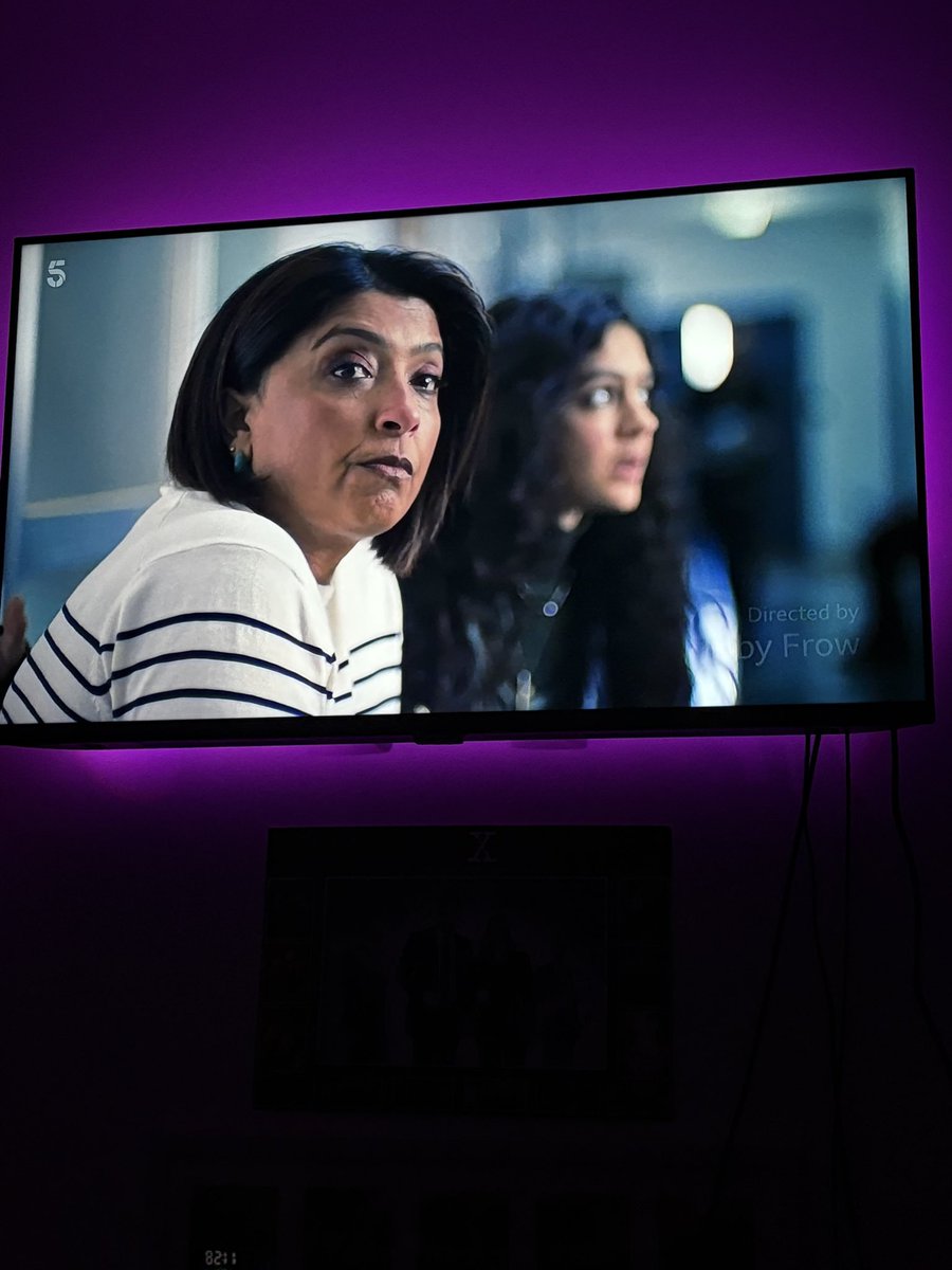 Sunsets on my telly #thegame <a href="/sarker/">sunetra sarker</a> ❤️❤️❤️