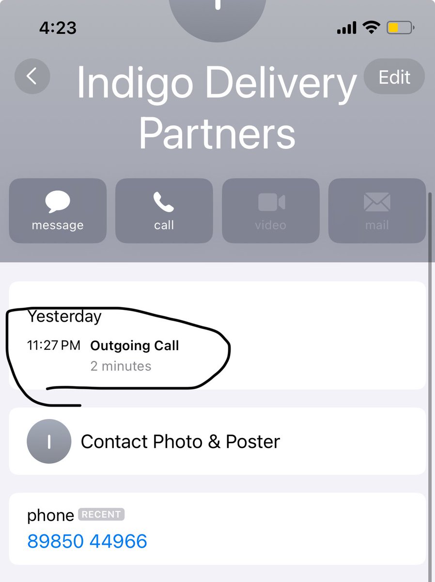phanindrareddi's tweet photo. @IndiGo6E I offered to go to their delivery vehicle location &amp; pickup luggage myself, but I was denied by your deliverypartner &amp;also by your customerservice
For the call at 11:27PM, 17th May, delivery partner assured me my luggage would be delivered by 3AM, and be ready to answer the call https://t.co/V5K0w1zbS3