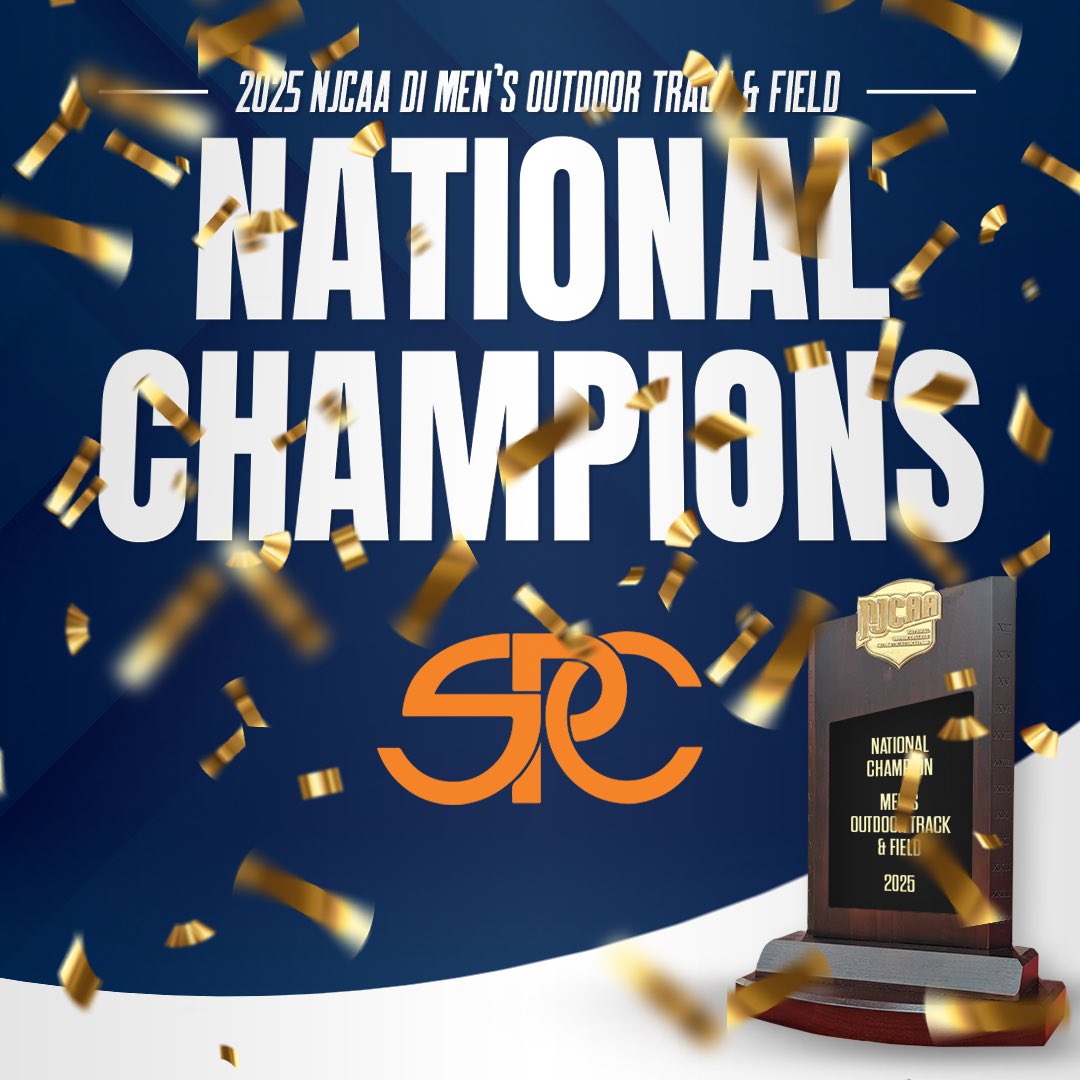 USTFCCCA (@ustfccca) on Twitter photo Congratulations to <a href="/spctexans/">SPC Athletics</a> for winning the men’s team title at the 2025 @njcaa DI Outdoor Track & Field Championships in Hutchinson, Kansas! Congratulations to <a href="/spctexans/">SPC Athletics</a> for winning the men’s team title at the 2025 @njcaa DI Outdoor Track & Field Championships in Hutchinson, Kansas!