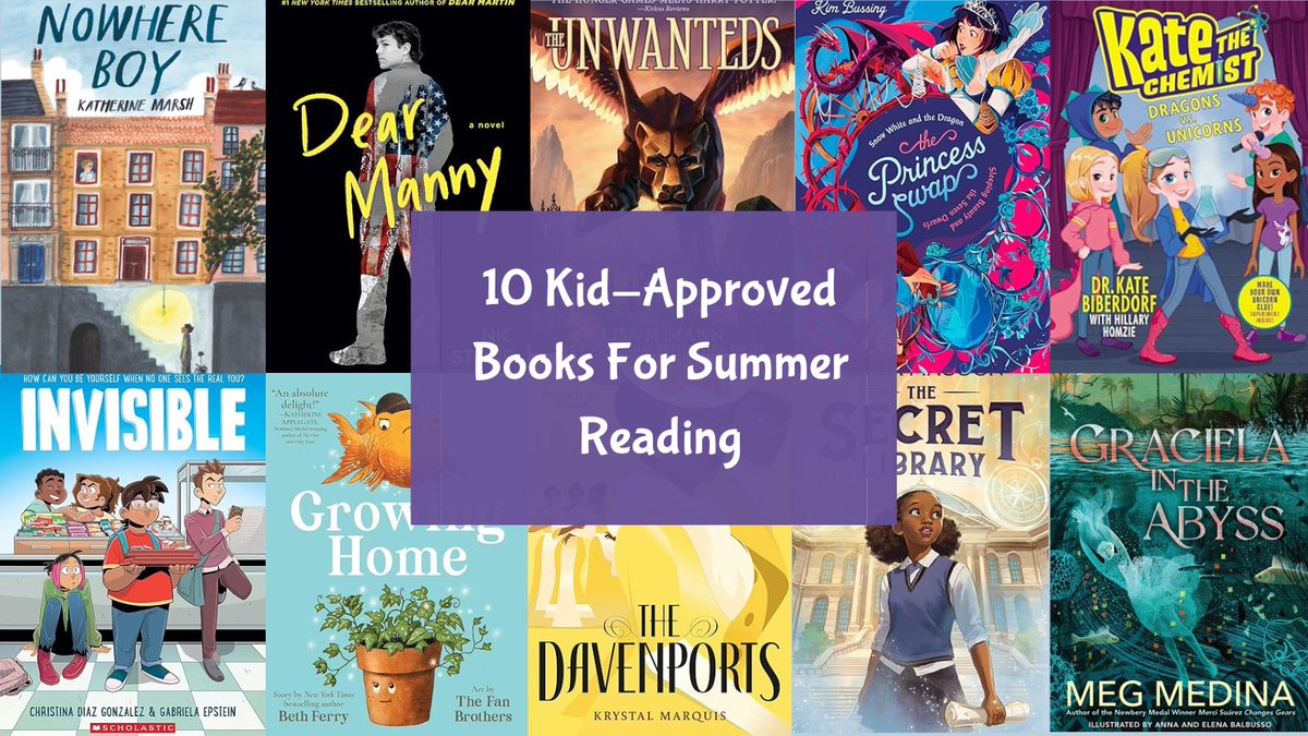 Bookopolis's tweet image. School’s (almost) out, but the joy of reading doesn’t have to be! We’ve picked 10 books for young readers of all levels, with more on Bookopolis. Plus check our Giveaway page each week for your chance to win new books! #keepkidsreading #bookrecommendations mailchi.mp/bookopolis/may…