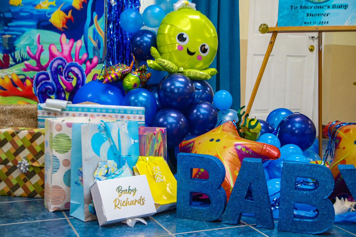 Beautifulbja's tweet photo. Dive into the magic of this Under the Sea themed baby shower!
From vibrant balloon sculptures to a whimsical ocean backdrop, every detail was crafted to make this celebration unforgettable. Book BeautifulBea Event Planners to create your next unforgettable moment. #UnderTheSea https://t.co/B00k3n633O