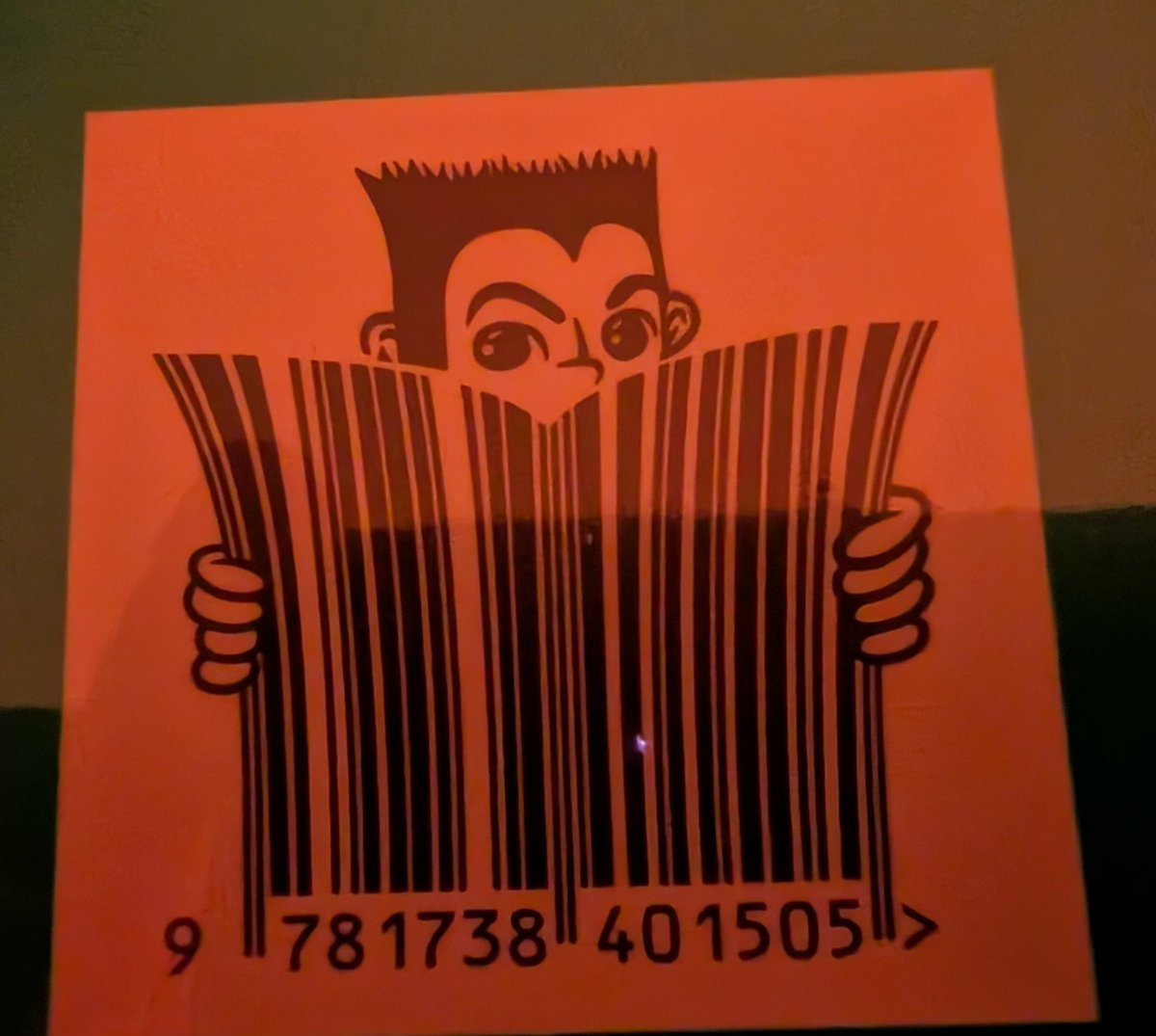 WaTeddyRuxpin's tweet photo. @JazRignall Bought your book (which I was unaware of previously) due to your post the other day, and I haven't even opened it yet, but I noticed this wonderful Easter Egg of your Mean Machines avatar reading the barcode! So, so cool man! https://t.co/YtpGyuOhFq
