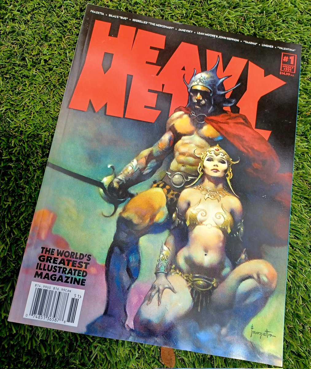 JudgeJohnGalt's tweet image. Just found out Heavy Metal magazine got a re-launch! Can't wait to dive in! #heavymetalmagazine