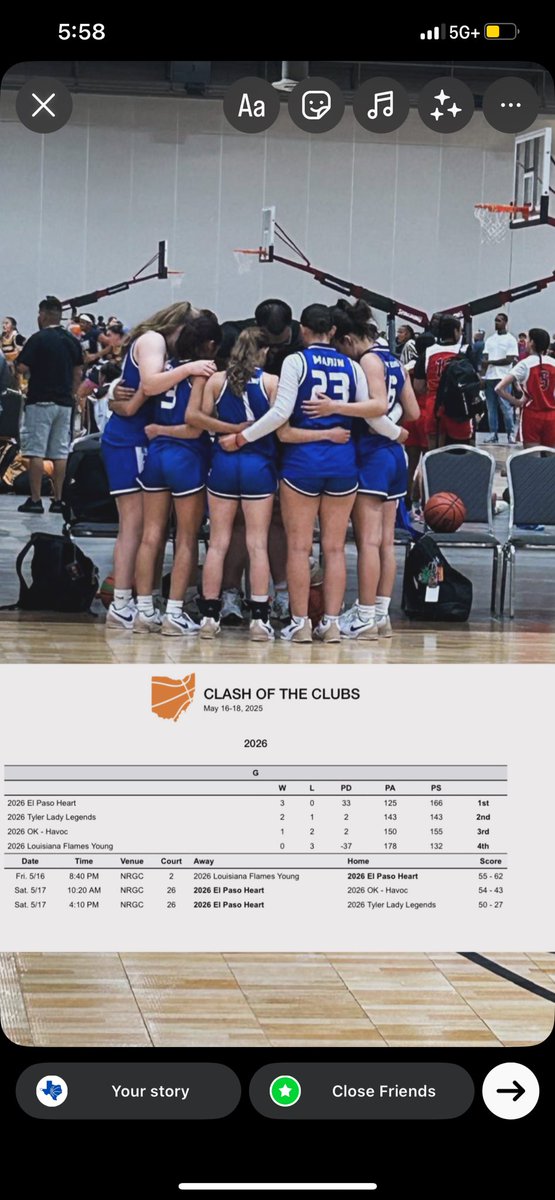 El Paso Heart (@epheart915) on Twitter photo Girls been putting in work this weekend . Finishing 1st in our pool .
One more tomorrow! ππͺπ½
<a href="/915CoachMarco/">Marco</a> <a href="/jamberbball/">Jamber Basketball</a> <a href="/PBRhoops/">Premier Basketball</a> Girls been putting in work this weekend . Finishing 1st in our pool .
One more tomorrow! ππͺπ½
<a href="/915CoachMarco/">Marco</a> <a href="/jamberbball/">Jamber Basketball</a> <a href="/PBRhoops/">Premier Basketball</a>