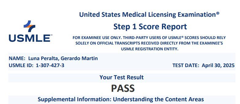gerarlunap's tweet photo. I just passed Step 1 🎉. I’m very proud to have done this 2 years prior to my graduation as an MD in Perú. I’m also happy to have received this news while I’m doing my hands-on clerkship in Neurology at Strong Memorial Hospital, @UofR 🧠🧠🧠🧠🧠 #STEP1 #USMLE, almost #IMG https://t.co/tX8DPYLiK2