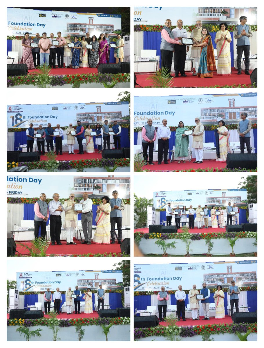 #GTU 18th Foundation Day celebrated.