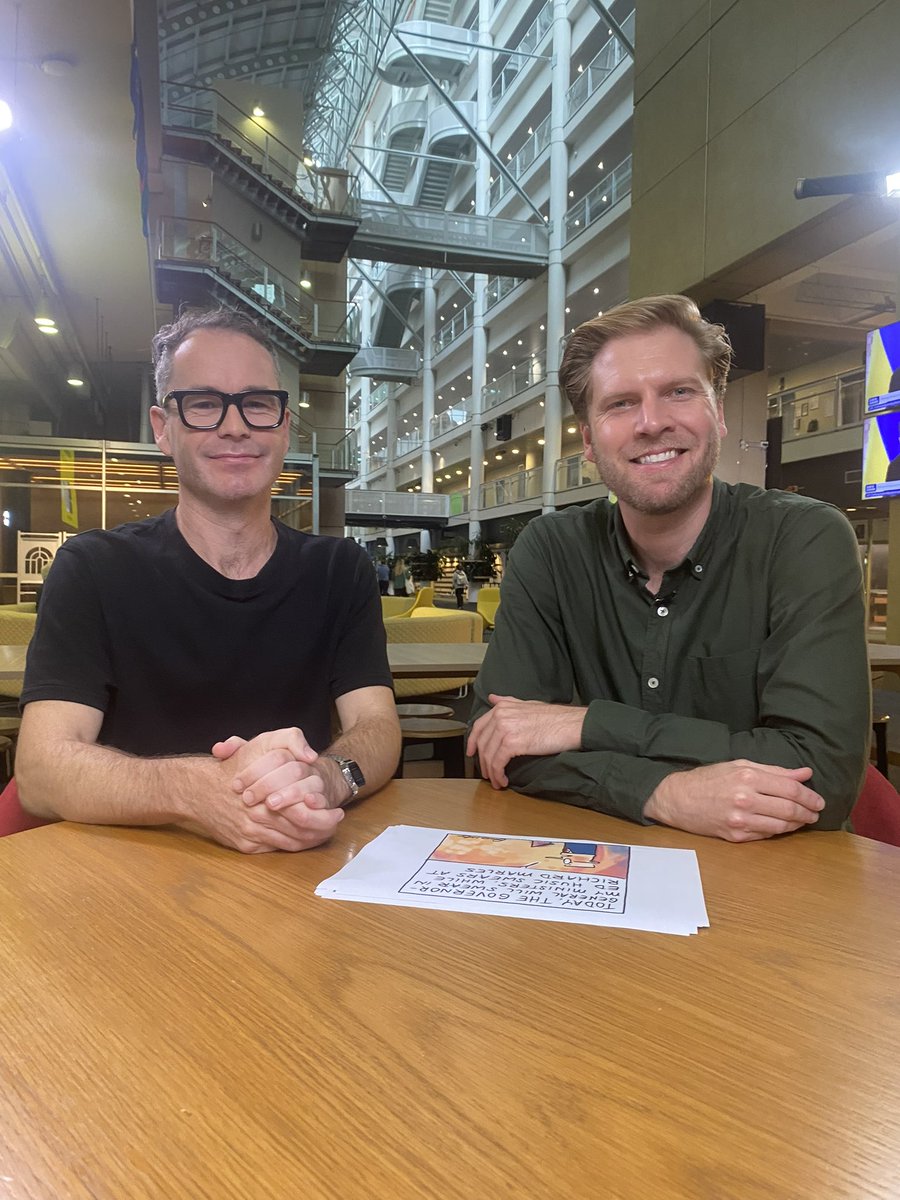 Mark Humphries (@markhumphries) on Twitter photo I’m filling in as host of ‘Talking Pictures’ this morning. My guest is the genius behind <a href="/TheShovel/">The Shovel</a>, James Schloeffel. I’m filling in as host of ‘Talking Pictures’ this morning. My guest is the genius behind <a href="/TheShovel/">The Shovel</a>, James Schloeffel.