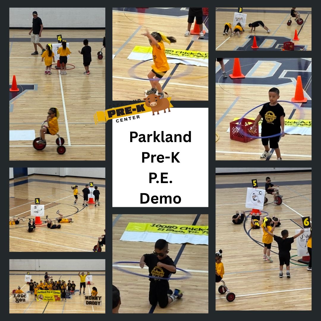 Toritos at P.E. demo. Toritos Rock 🎉🚴‍♀️⁦<a href="/YsletaISD/">Ysleta ISD</a>⁩ ⁦<a href="/Parklandtorito/">Sandra Perez</a>⁩