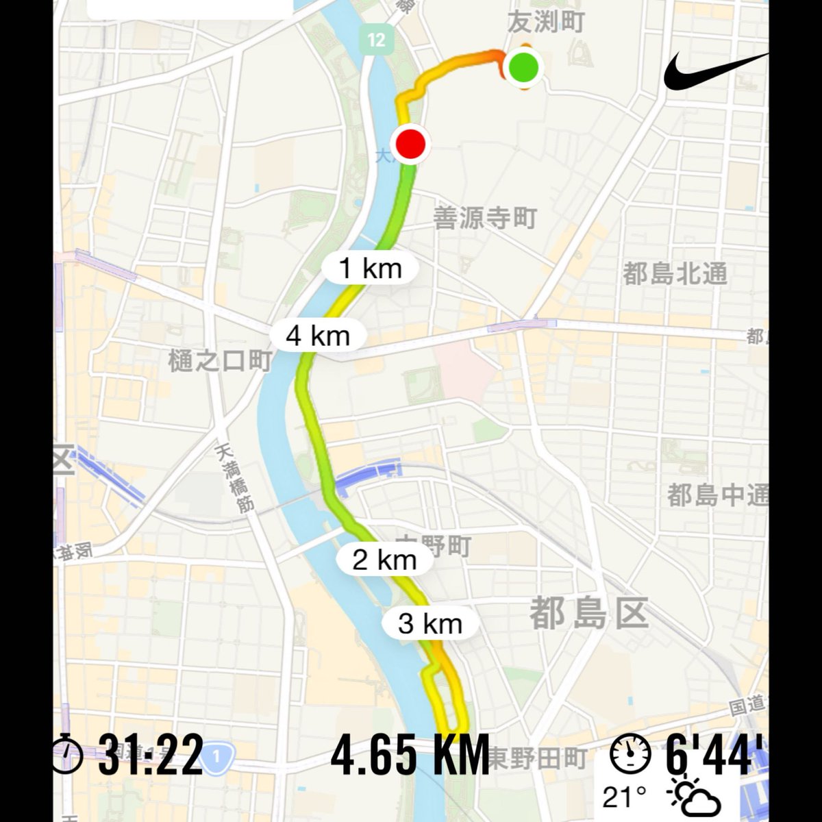 umehiro225's tweet photo. 5/18日曜日早朝ジョグ。今月入ってから初らしい。先週は土日とも仕事やったんで今週末は久々の休み😉今日はゆったり過ごしましょう🙄 https://t.co/IzPvd9iftT