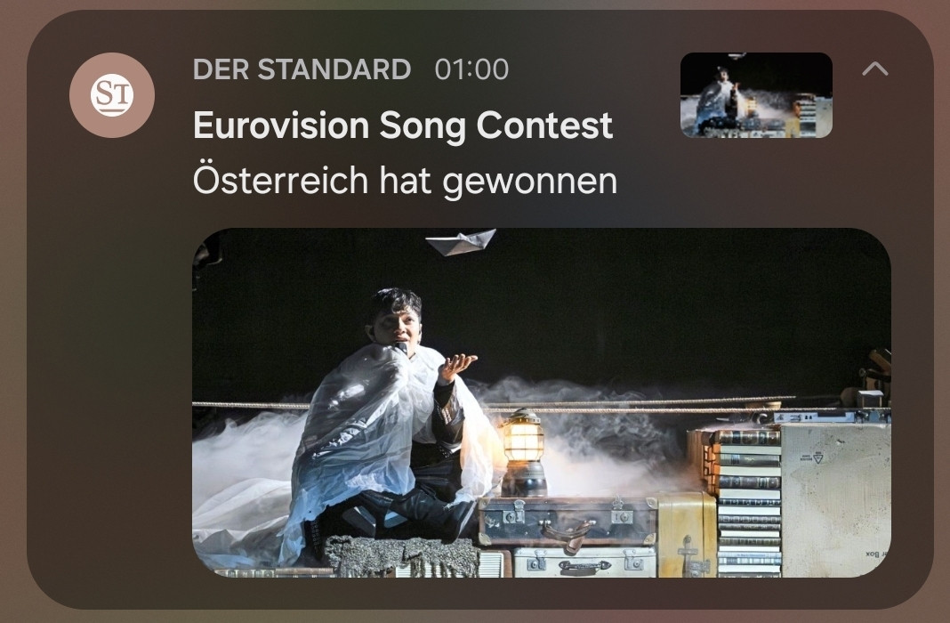 Lol, het Oostenrijkse Der Standard houdt het wel erg zakelijk