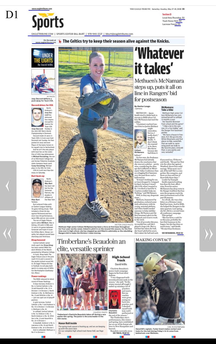 Methuen High Varsity Softball tweet media