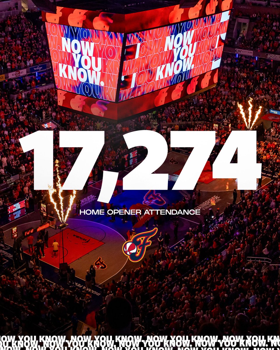 Indiana Fever (@indianafever) on Twitter photo every. seat. filled.
<a href="/GainbridgeFH/">Gainbridge Fieldhouse</a> was electric in today's home opener 🏠❤️🔥
#NowYouKnow every. seat. filled.
<a href="/GainbridgeFH/">Gainbridge Fieldhouse</a> was electric in today's home opener 🏠❤️🔥
#NowYouKnow