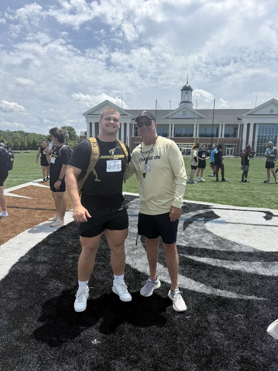 Had a great time today at the Anderson University camp. Big thanks to <a href="/bobby_lamb/">Bobby Lamb</a>  and <a href="/CoachThurn/">James Thurn</a>!