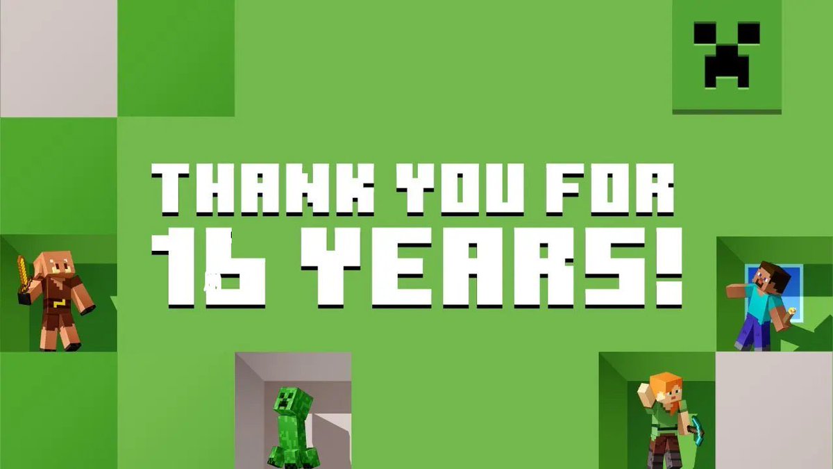 RyanCooper's tweet image. Happy Birthday #Minecraft! 🎉🎂🎉