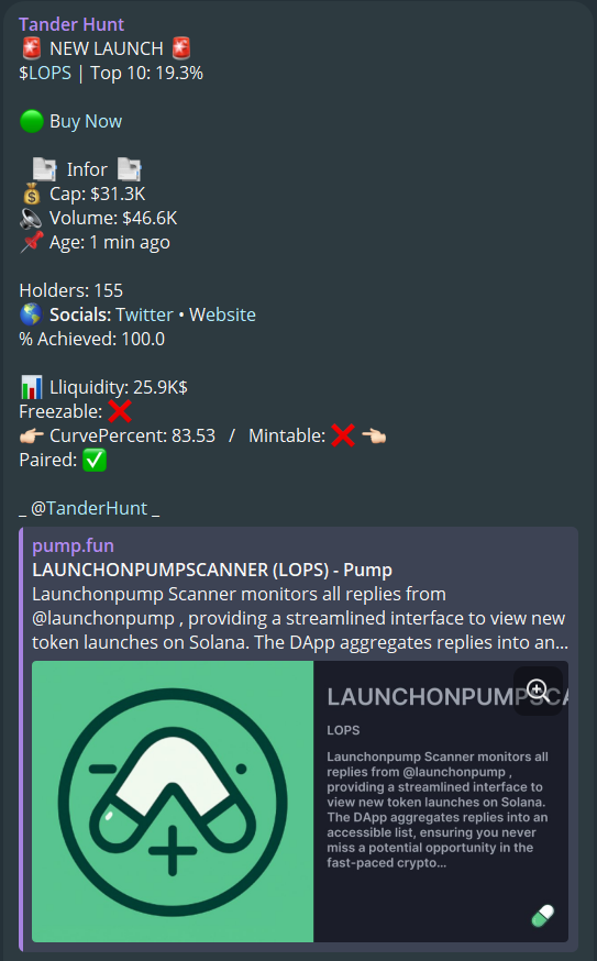 TanderhuntCall's tweet photo. 🚀 X12.3 $LOPS
📈 Called at 31.3K → Now 383.9K
ATH after call: 396.3K 💥
The community is weak — not ideal for long-term holding.
🎯 Hit your target? Time to get out!

cdwmqcpjcqzrvVsKYANCdGkdvGG8H5rpeKVT9YZpump
TF: $CUBAN $BULL #community $XET https://t.co/L7fzlm4jgy