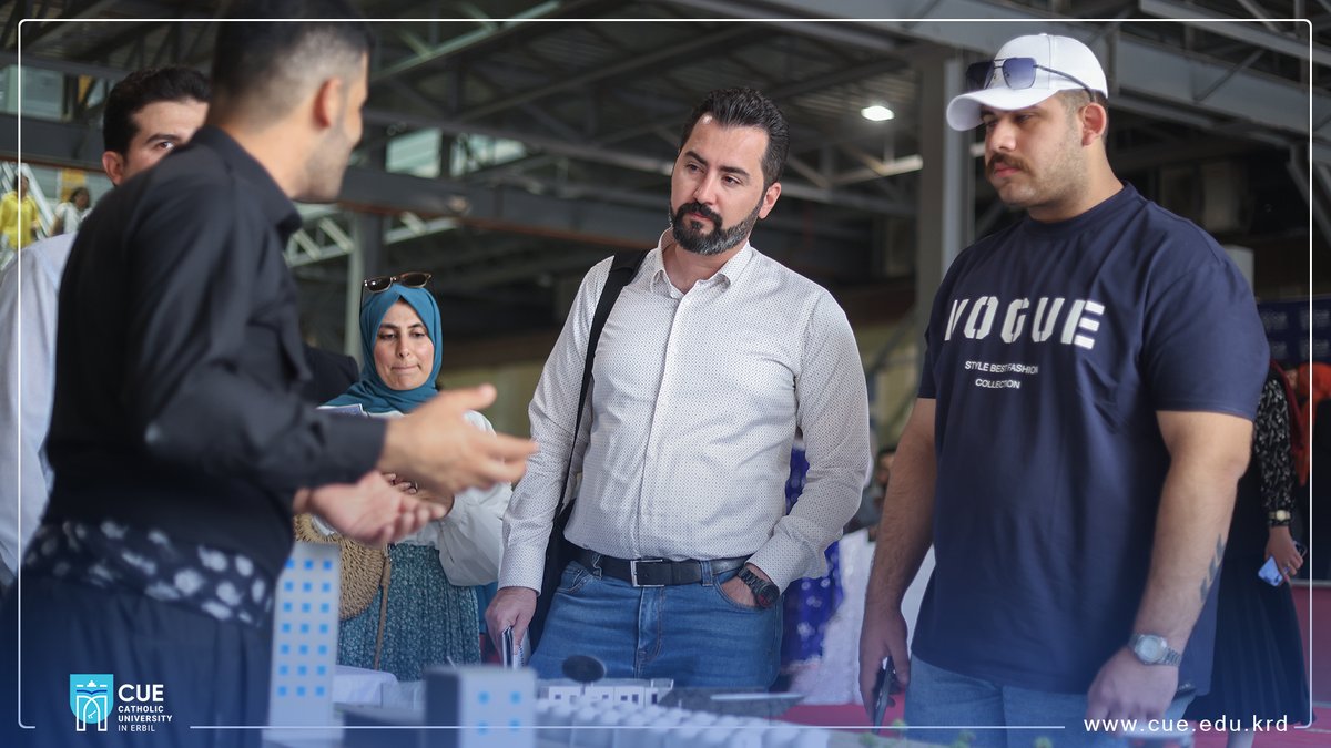 The Catholic University in Erbil hosted the REATS exhibition, organized by the Hasar Organization, on sustainable architecture. The exhibition included a panel discussion and a showcase of student projects designed based on sustainability practices supported by the university.