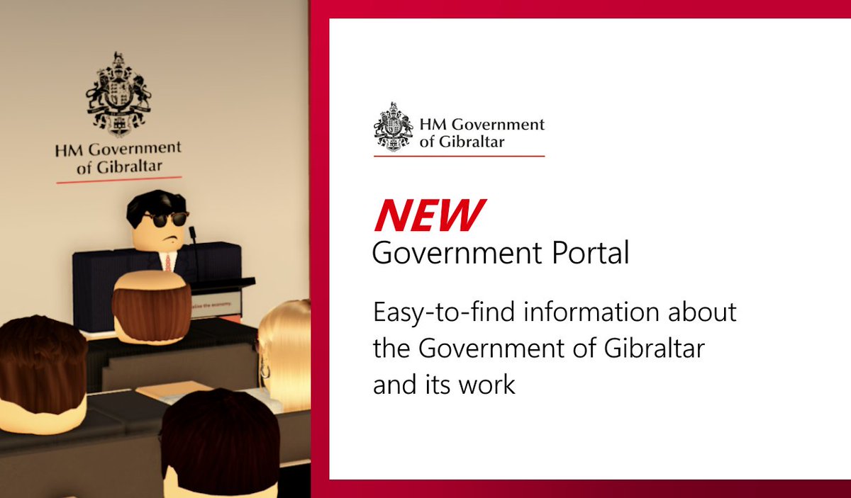 HM Govt of Gibraltar ROBLOX tweet media
