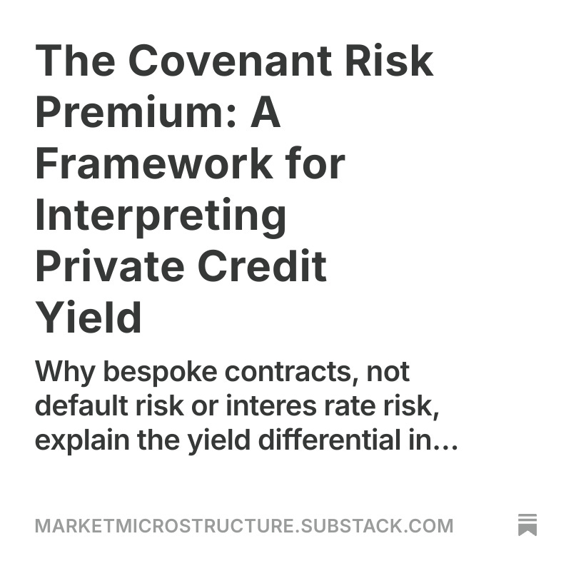 I’m happy to share the latest piece from the Market Microstructure Project, which is the product of an ongoing conversation with my RA, Kai Owen, on the structure and evolution of private markets. This particular installment focuses on private credit and secondaries, and aims to