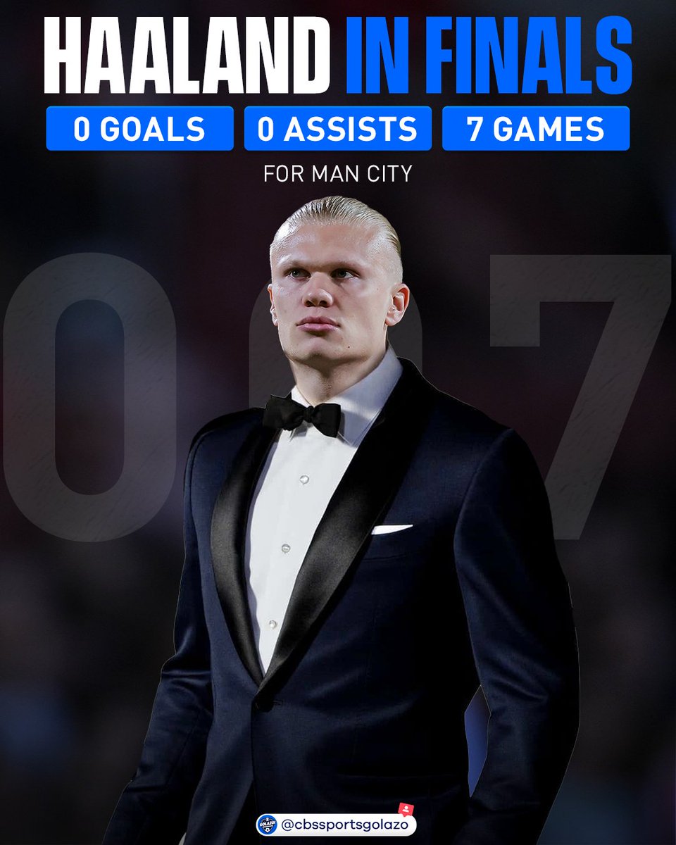 CBSSportsGolazo's tweet photo. Erling Haaland embracing his inner bond... just without the accuracy 😅🕵️ https://t.co/8A192SexHz