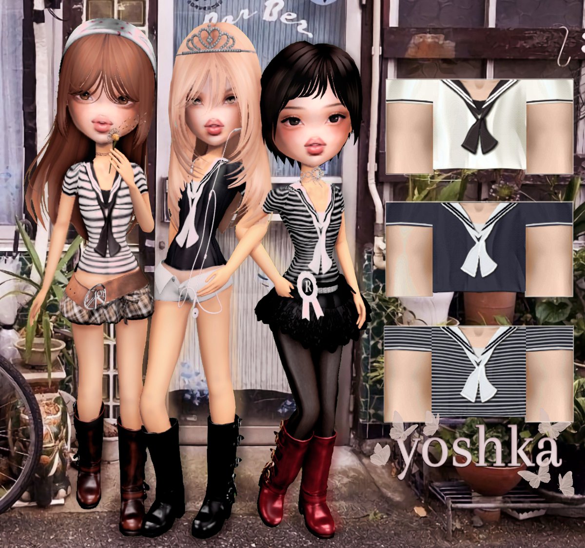 ◦ new chic sailor tops, available at yoshka ⚓︎ ◦