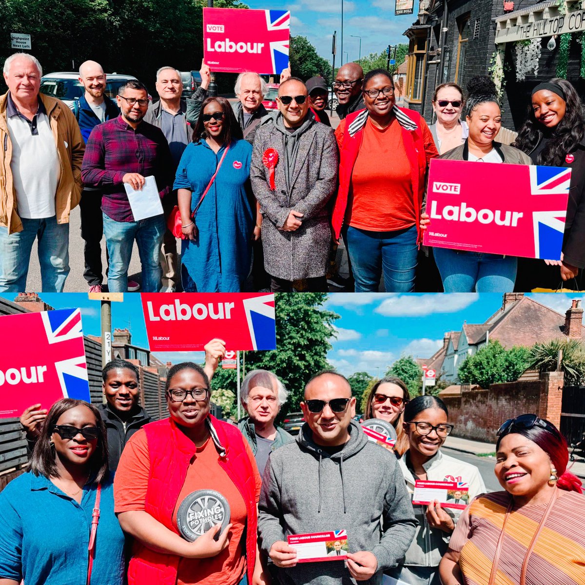 Cllr Raja Zeeshan (@rajazeeshan83) on Twitter photo ๐นA fantastic start to our Action Weekend in Shooters Hill! We received rock-solid support on the doorstep, made plenty of new contacts, and had the pleasure of being joined by our MP <a href="/abenaopp/">Abena Oppong-Asare MP</a>, London Assembly Member <a href="/Len_Duvall/">Len Duvall AM</a>, and fellow Labour activists.
Labour all the way๐น ๐นA fantastic start to our Action Weekend in Shooters Hill! We received rock-solid support on the doorstep, made plenty of new contacts, and had the pleasure of being joined by our MP <a href="/abenaopp/">Abena Oppong-Asare MP</a>, London Assembly Member <a href="/Len_Duvall/">Len Duvall AM</a>, and fellow Labour activists.
Labour all the way๐น