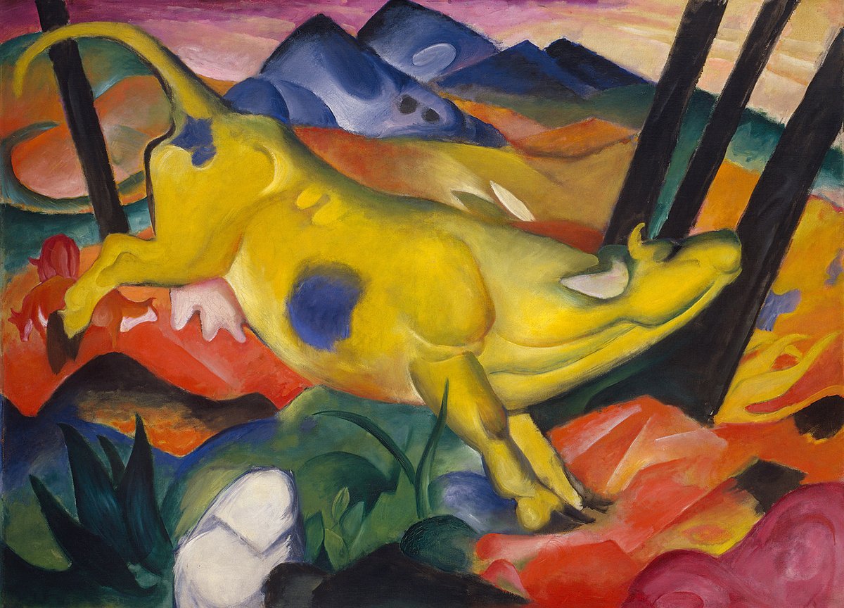 Weekend mood: feeling as free and fabulous as Franz Marc’s "Yellow Cow" 🐄💛

This vibrant 1911 painting bursts with color, movement, and energy—just like a perfect Saturday in NYC. Come spiral into the weekend with us!

🎟 Plan ahead and save $2 on admission—buy your ticket