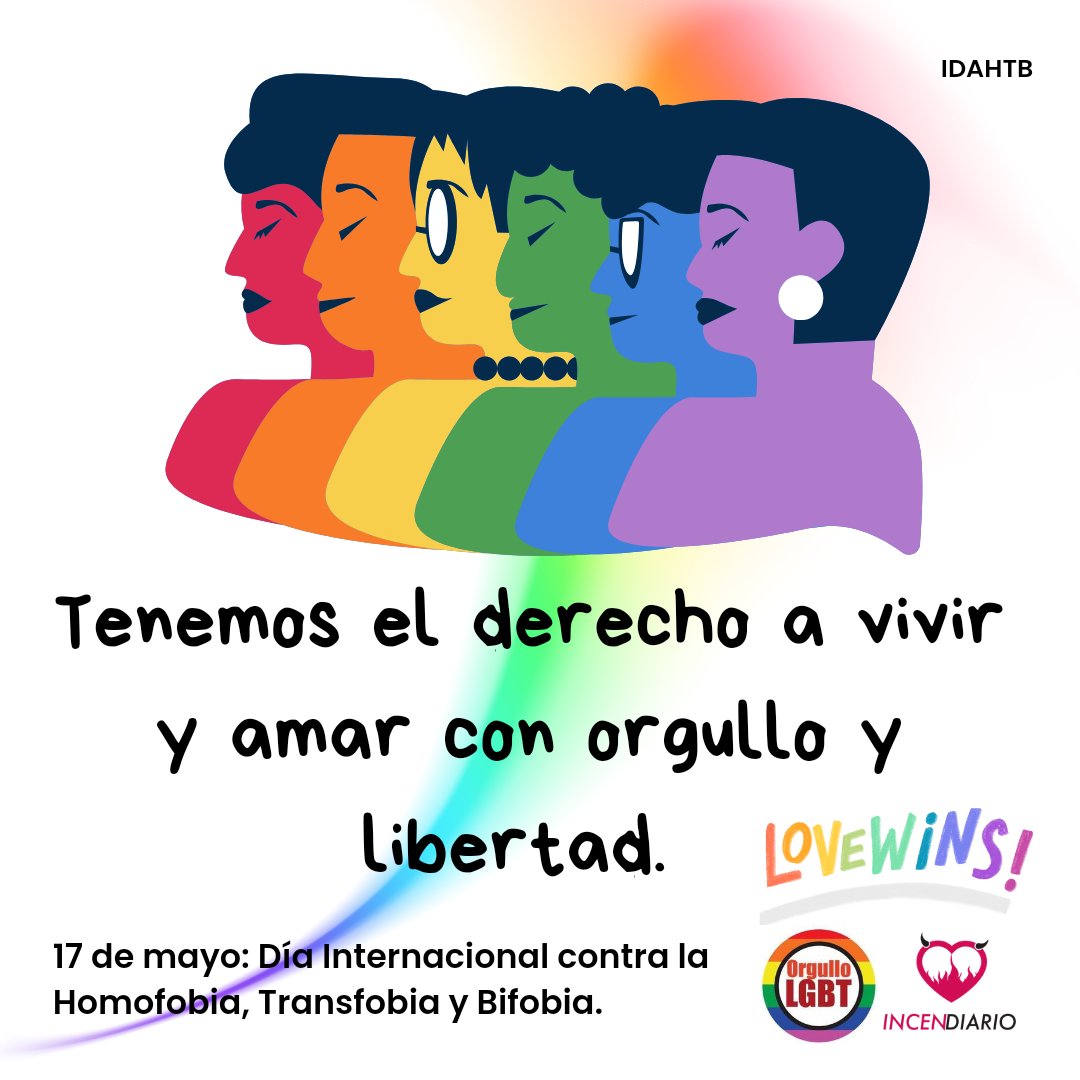GustavoPerrito's tweet photo. 17 de Mayo, Día Internacional Contra la Homofobia #IDAHTB 🏳️‍🌈 🏳️‍⚧️  Nuestros cuerpos, nuestras vidas, nuestros derechos 💜

Lo único de lo que todas las personas se deben curar es de los prejuicios, de la discriminación y la homofobia. #LoveIsLove 🏳️‍🌈🏳️‍⚧️ https://t.co/AlQGBlDpJI