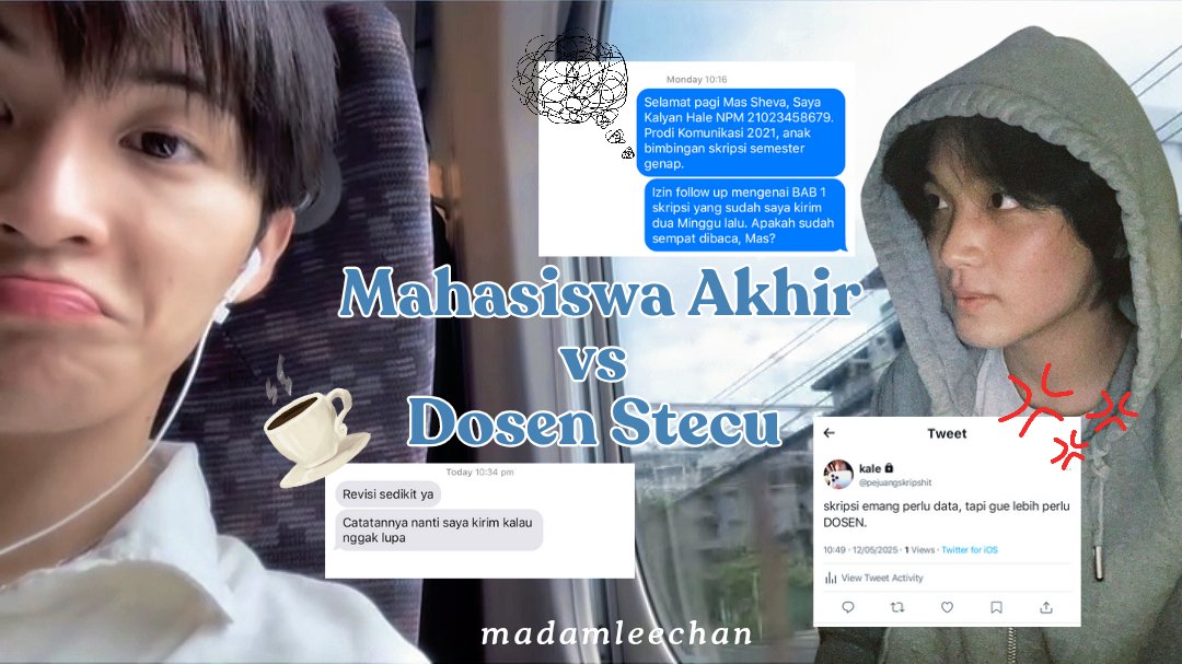 reimarkchan's tweet photo. Mahasiswa Akhir vs Dosen Stecu 

Markhyuck Series AU — madamleechan https://t.co/xFvZfUQe5A