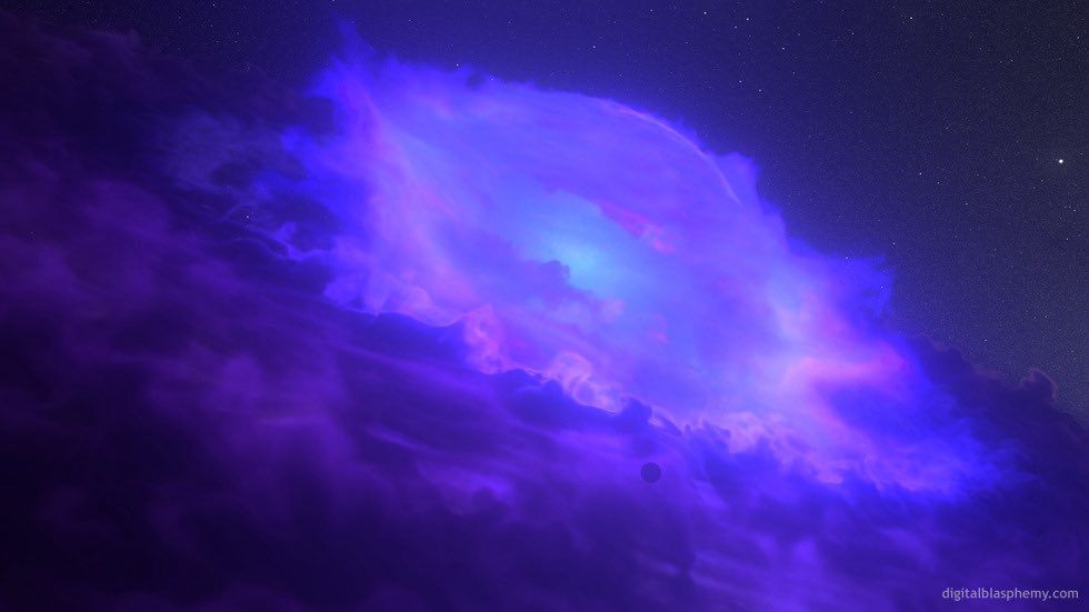 Some 3D rendered deep space phenomena