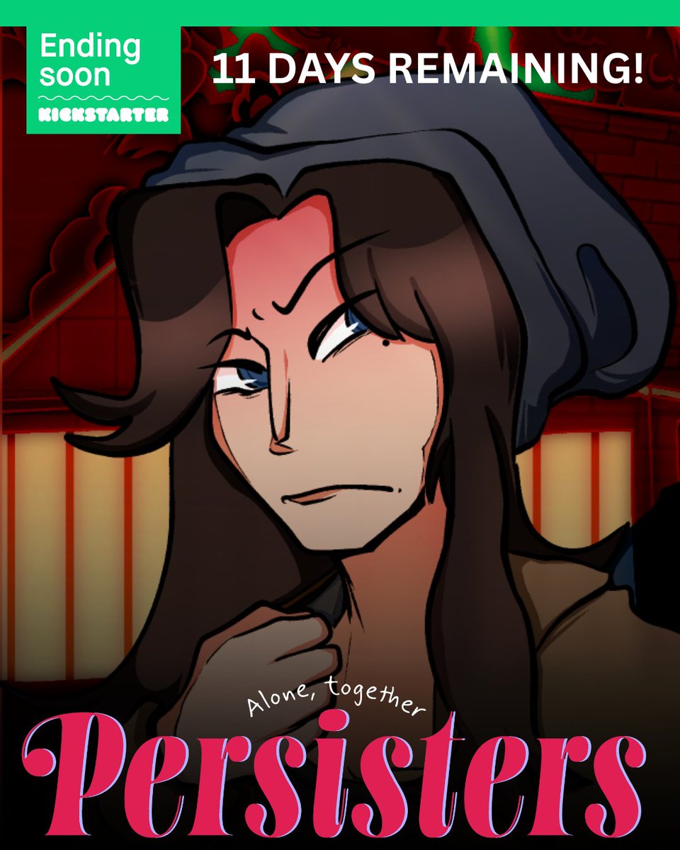 PersistersShow's tweet photo. 11 days left in the Persisters campaign!
https://t.co/bJnGpzg56S https://t.co/wmopqZYAwx