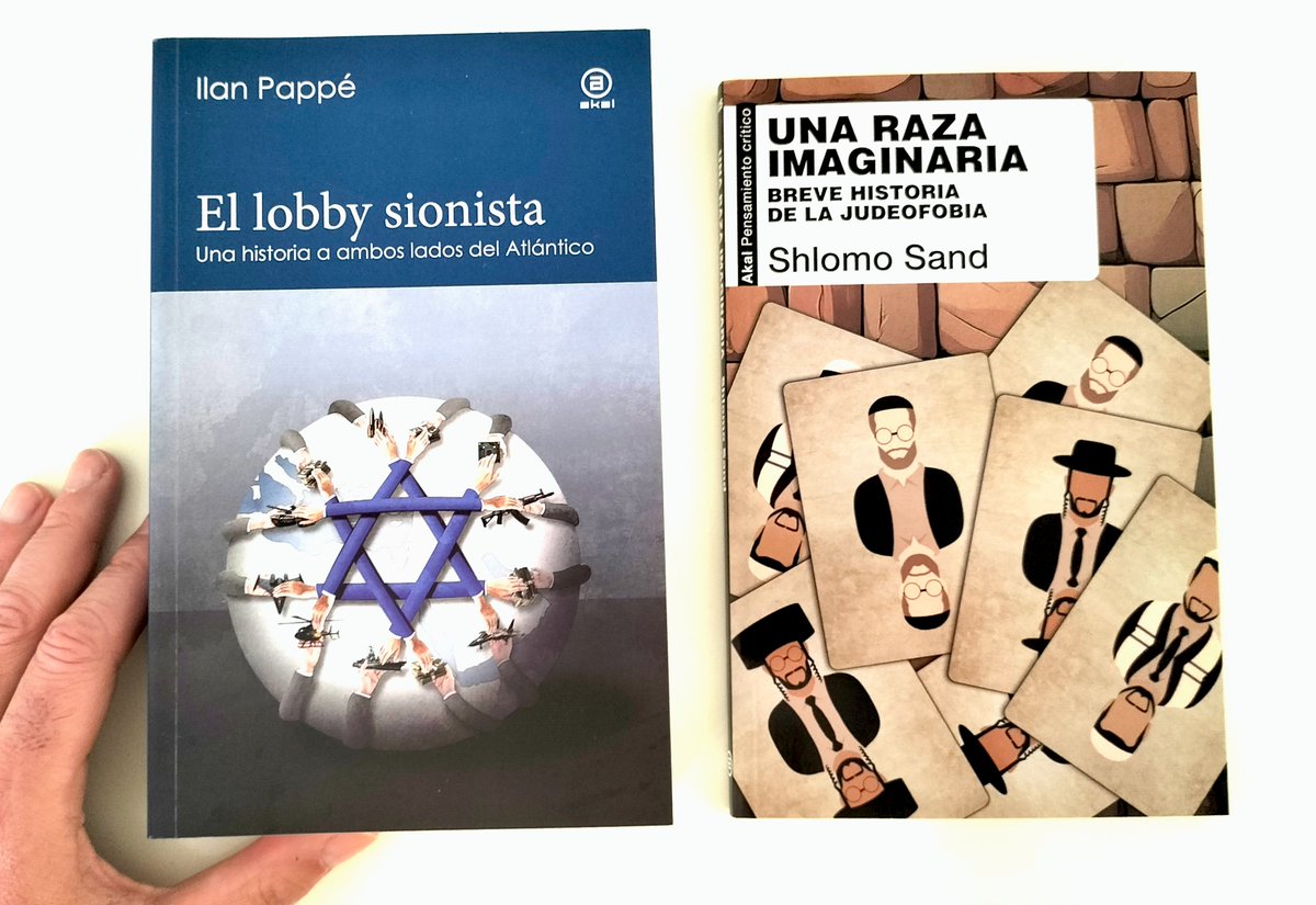 La editorial <a href="/AkalEditor/">EDICIONES AKAL</a> acaba de publicar dos libros fundamentales para desmontar la confusión entre antisionismo y antisemitismo. Los autores son académicos israelíes.->