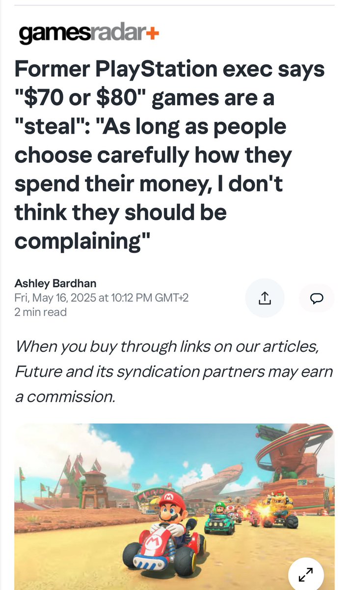 Pirat_Nation's tweet photo. Former PlayStation exec Shuhei Yoshida says "$70 or $80" games are a "steal": "As long as people choose carefully how they spend their money, I don't think they should be complaining" https://t.co/rXVJuJtnge